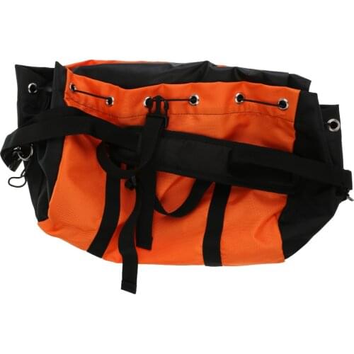 Pro Folding Rock Climbing Caving Rope Cord Bag Sling Backpack + Ground Sheet