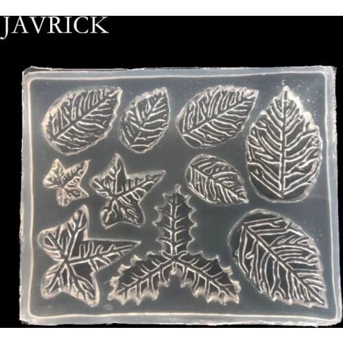 Rose Flower Maple Leaves Cake Decor Resin Pendant Silicone Molds Craft Tool DIY Pendant Accessories Jewelry Making Tool