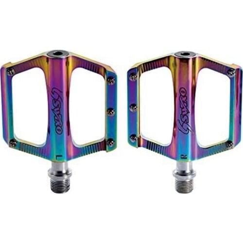 SWTXO Ultralight Slim MTB Road Bike Bicycle Three-Bearing Aluminum Alloy Pedals Multicolor