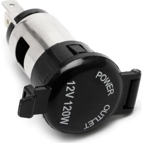 Waterproof 12-24V Cigarette Lighter Socket Power Plug Outlet Parts For Car Truck F19A