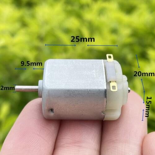 Strong Magnetic Field DC 3V-5V Mute Large Torque 130 Micro Motor 25200RPM High Speed Carbon Brush BSG Hobby for For Model Making