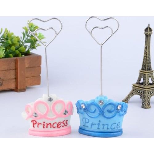 Wedding Party Seat Clip Sailing crown Table Name Card Clip Party Seat Holder F20173599