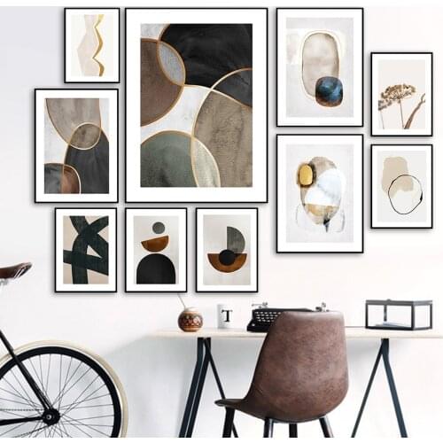 Abstract Minimalist Luxury Poster Home Decor Modern Art Picture Wall Art Canvas Painting Nordic Line Prints for Domitory Design
