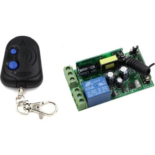 AC 85-250V 1CH Relay Wireless Remote Control Switch Radio Control Switch Light LED Bulb Switch Receiver & Wireless Transmitter