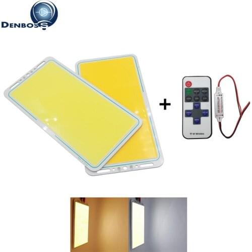 70W dimmable DC 12V led cob big square led outdoor multifunction light with wireless remote controller warm white COB LED strip