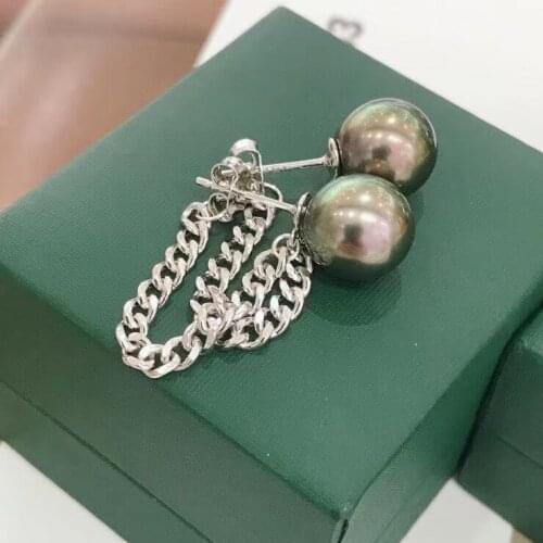 Fashion DIY 925 Sterling Silver Earrings Findings Settings Base Mountings Parts Mounts for Pearls Agate Crystal Stones Beads