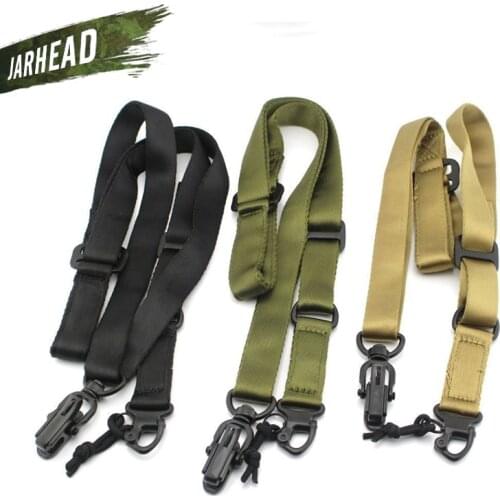 MS2 Tactics Mission Rifle Sling Double Point Rope Gun Strap CS Multifunction Lanyard Military Sling Strap