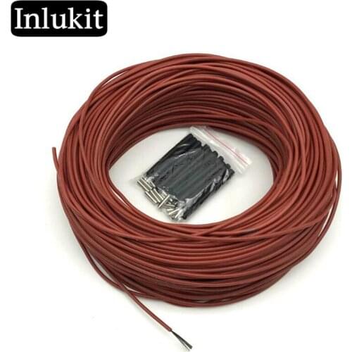 12K 100meter carbon fiber heating wire Silicone rubber electric heating wire can be used in incubator with incubator TQ00157