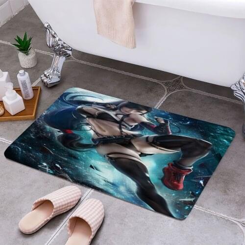 Tifa pinup Cheaper Anti-slip Modern Area Rugs Living Room Balcony Bathroom Printed Carpet Doormat Hallway Bath Mat