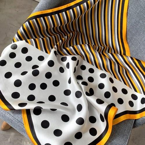 New 2020 100% Natural Real Silk Neckerchief For Women Pashmina Print Square Scarf Headscarf Pure Bandana Hijab Foulard Scarves