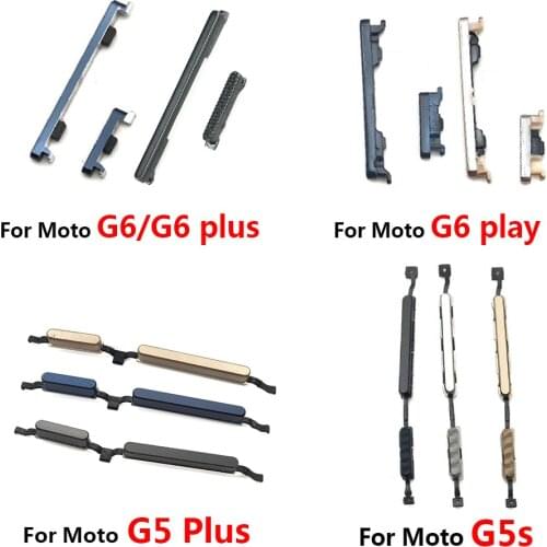 New For Motorola Moto G6 Play G4 G5 G5S G6 Plus Volume Power Button Side Key