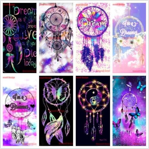 Popular 5d diamond mosaic sale text "dream love you" diamant painting 5d"dream" rhinestone pictures decoration home wall sticker