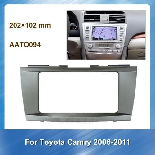 Car Radio Fascia for TOYOTA Camry Aurion 2006-2011 DAIHATSU Altis 2006-2011 Auto Trim Panel Plate Frame GPS Dash Mount Kit