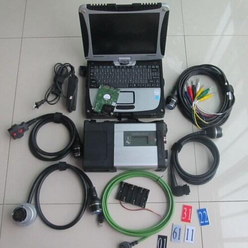 Sd connect 5 mb star c5 with cf19 laptop cf-19 2020 newest software 320gb hdd diagnostic tool for cars and trucks ready to use