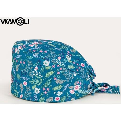 Scrubs caps Work Hats Unisex Breathable lab caps scrubs women lab hat