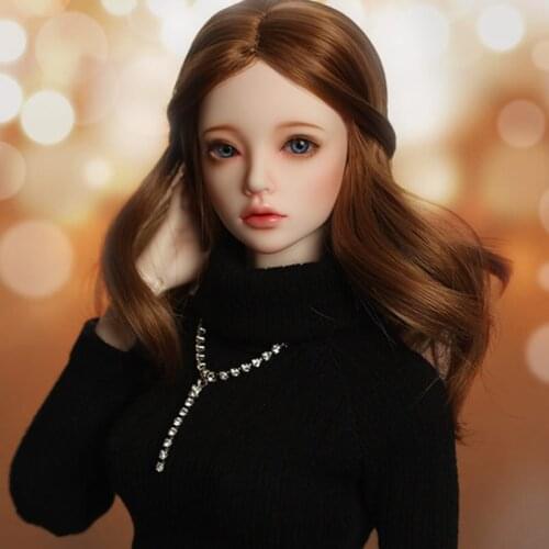 1/4 scale nude BJD girl SD Joint doll Resin figure model toy gift,not include clothes,shoes,wig and other accessories D2116
