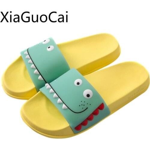 Unisex Summer Slippers Cute Korean Home Bathroom Women Slippers Bath Thick Bottom Non-slip Indoor Couple Slippers