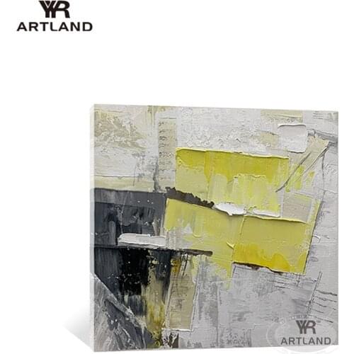 Nordic abstract modern texture picture handmade thick oil painting on canvas wall art pciture for living room bedroom no framed