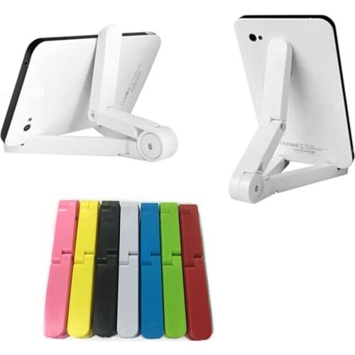 Foldable Phone Tablet Stand Holder Adjustable Desktop Mount Stand Tripod Table Desk Support for IPhone IPad Mini 1 2 3 4 Air Pro