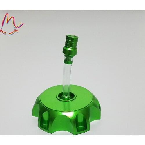 Alloy Green Red Black Motorcycle Petrol Fuel Gas Tank Cap Cover For Chinese Dirt Pit Bike XR50 CRF50 CRF70 SSR YCF