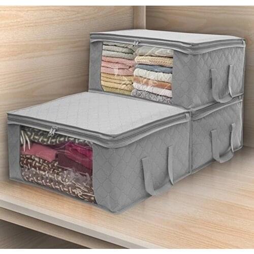 Non-Woven Clothes Storage Bag Folding Quilt Dust-Proof Cabinet Finishing Box