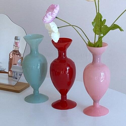 Nordic Vase Tabletop Glass Flower Holder Bottle for Wedding Decor Hydroponic Terrarium Plant Vases Holder Potted Bottle of Plant