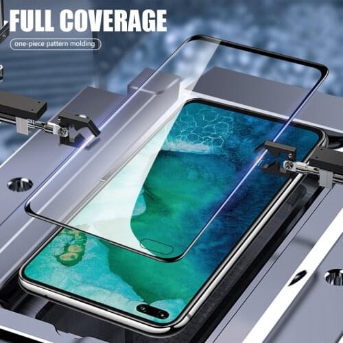 Tempered Glass for Huawei Honor V30 Pro black Full Cover Protective Glas Screen Protector