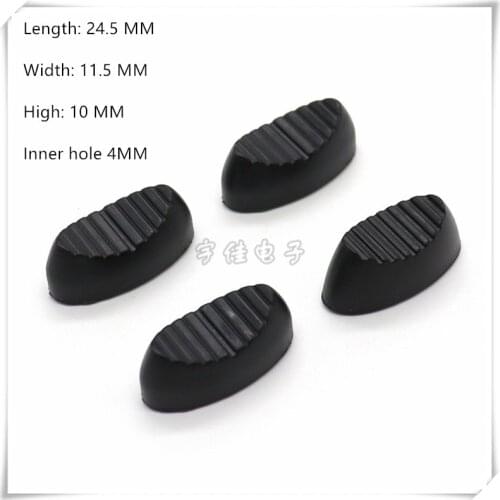 10 Piece 24.5*11.5*10MM straight slide potentiometer mixer push rod cap plastic console volume hat inner hole 4MM