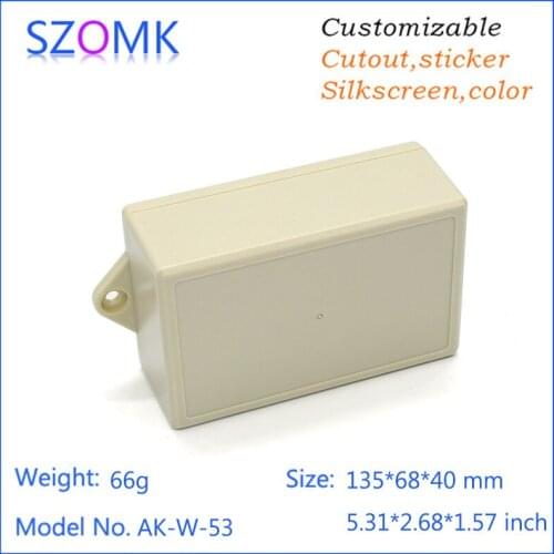 4 pcs) panel cabinet electronics case housing 135*68*40mm distrubition enclosure project box for Diy housing box project case