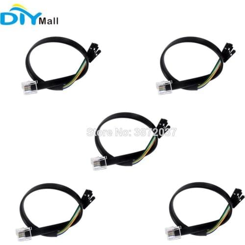 5pcs/lot Dupond Cable Jumper Wire Female to 6Pin for Micro:bit Microbit Robotbit compatible with lego EV3