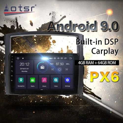 For Mitsuishi Pajero 2006-2011 Car Multimedia Radio Player Stereo 2 din Android 9 DSP 9 INCH IPS Screen Audio Navi BT head unit