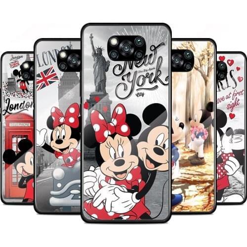 Mickey Minne Have Fun Tempered Glass Cover For Xiaomi Poco X3 NFC F3 M2 X2 F2 Redmi K20 K30 K40 Pro Plus Phone Case
