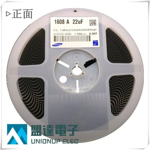 CL10A226MQ8NRNE CAP CER 0603 22uF 226M ±20% 6.3V X5R Ceramic Capacitor 3000pcs Ceramic Capacitor