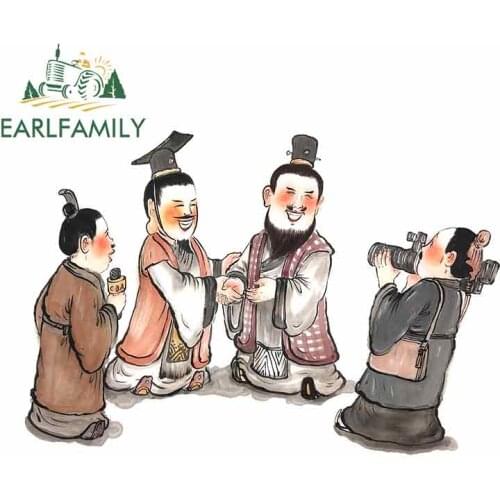 EARLFAMILY 13cm x 9.5cm For Photo InteRView Car Stickers And Decals Suitable For VAN RV SUV DIY Waterproof Graffiti Sticker