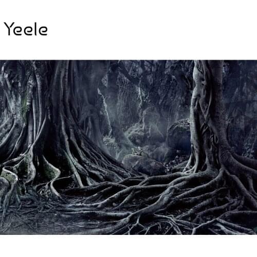 Yeele Photocall Halloween Background Photozone Grunge Forest Ghost Baby Portrait Backdrop Photography Photo Studio Photographic