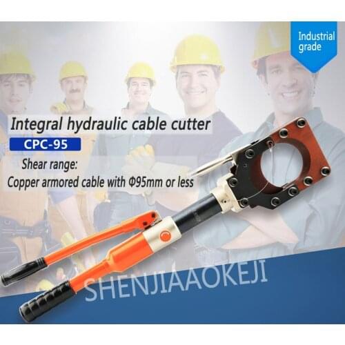 Hydraulic cable cutter CPC-95 hydraulic crimping tools Overall cable scissors Fast copper armored cable clamp Bolt cutters