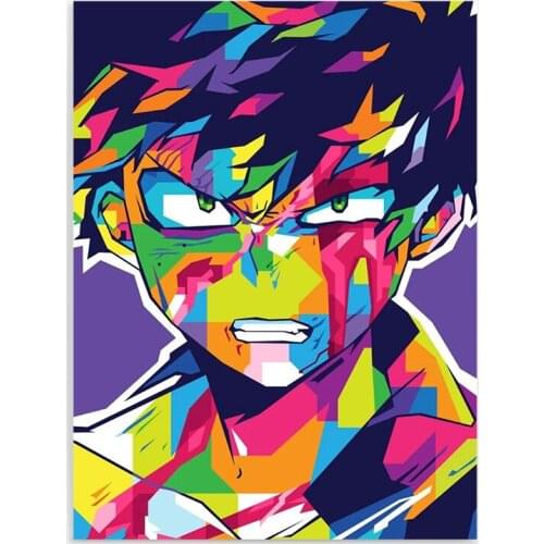 HD Prints Midoriya Izuku Canvas Painting Wall Artwork My Hero Academy Poster Home Decor Bedroom Modular Anime Pictures Framework
