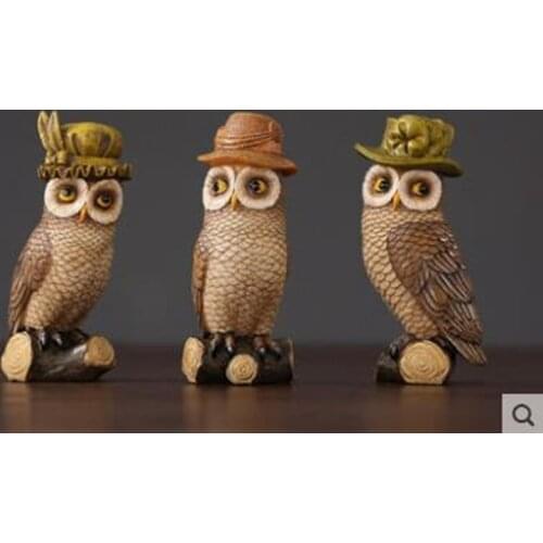 Cute Owl Crafts, Home Decorations, Birthday Gifts, Office Study Desktop Decor