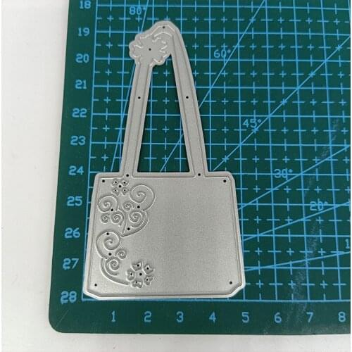 Metal Cutting Dies Flower Handbag Pattern DIY Stencils Scrapbook Photo Album Embossing Paper Card Making Decor 2021 Punch