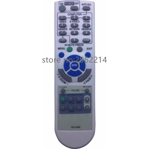 RD-448E Projector Remote Control Fit NEC projectors M230X M260W M260WS M260X M311W M271X M300W 3LCD