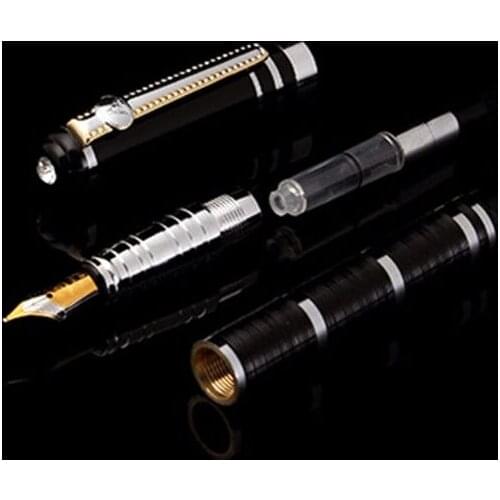 Luxury Metal Ballpoint Fountain Pen Business Student Writing Tool Calligraphy Office School Supplies M5TE