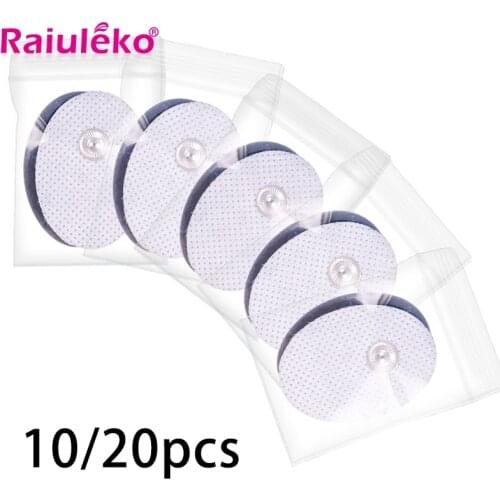 20PCS TENS Unit Replacement Sticky Gel Pads Acupuncture Electrodes Pads for Tens Acupuncture Digital Therapy Machine Massager