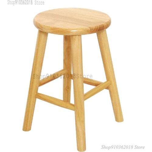 Solid Wood Stool Stool Home Nordic Minimalist Dining Table And Chair Dressing Stool Original Wooden Stool Creative Wooden Stool