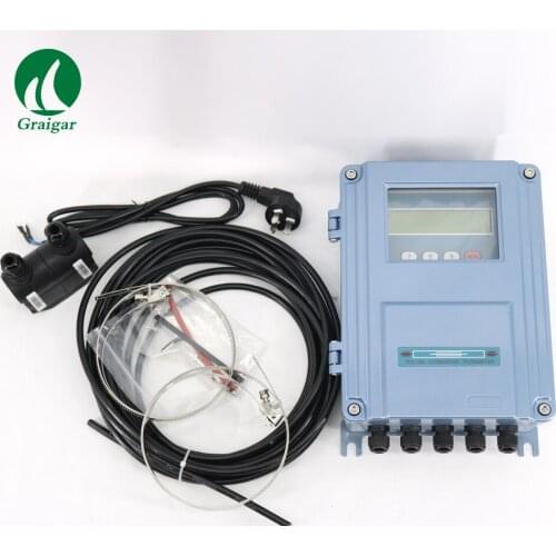 TDS-100F with M2 Transducer Fixed Ultrasonic Flow Meter DN50-700mm Wall-Mount Outside the Clip-on Flowmeter