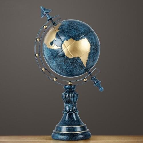 European and American style home decoration, American rotary earth decoration, resin handicraft decoration, practical creativity