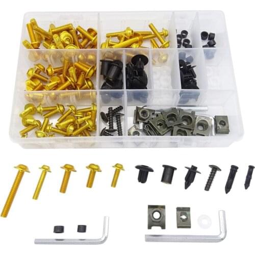 Universal Motorcycle Fairing Bolts Screw Fastener Windscreen Windshield Screws Bolt For Kawasaki Yamaha Suzuki Honda CBR600RR