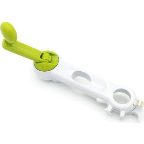 6 In 1 Universal Multi-Functional Can Bottle Jar Opener Cooking Party Tools Kitchen Dining Bar Accessories Supplies F0521