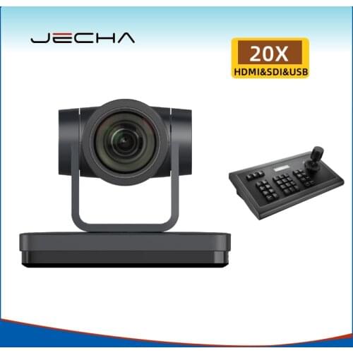 JC530HU Webcam PTZ Camera 20X Zoom HD 1080p USB HDMI SDI Video Conference System Control keyboard 2.07 Mega Pixel
