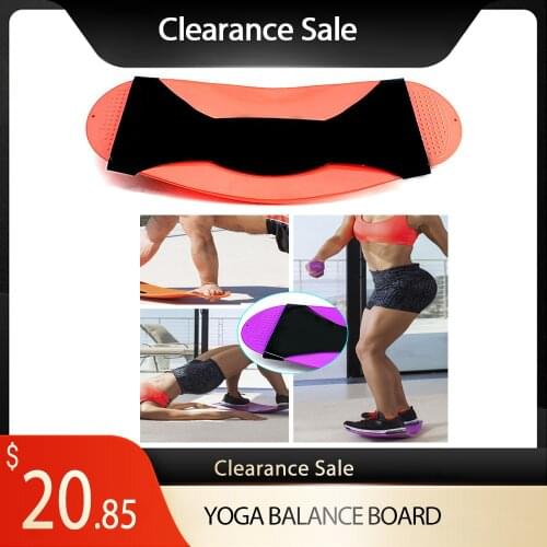 ABS Twisting Fitness Balance Board Yoga Balance Board Gym Simple Core Workout Muscles Training Abdominal Leg Fitness Equipment