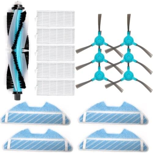 Replacement Parts for Cecotec Conga 1290 1390 Main Brush HEPA Filter Robot Vacuum Cleaner Accessories Kit Side Brush